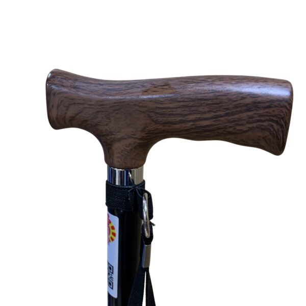 Walking Stick with wood finish handle