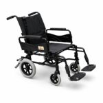 Attendant Propelled Wheelchair Steel Fold Down Back